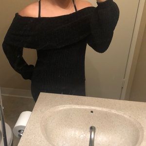 Off the shoulder sweater